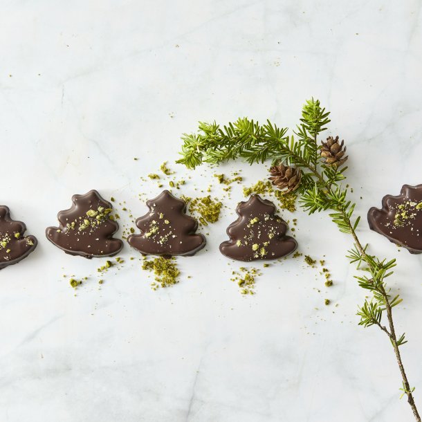 Gaveske m/ 7 stk. julefigurer