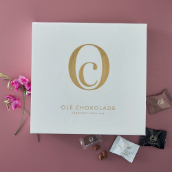 Dele sken m/ 105 enkeltpakkede chokoladestykker