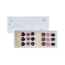 Gaveske - 24 stk. mors dag chokolade