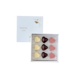 Gaveæske - 18 stk. mors dag chokolade