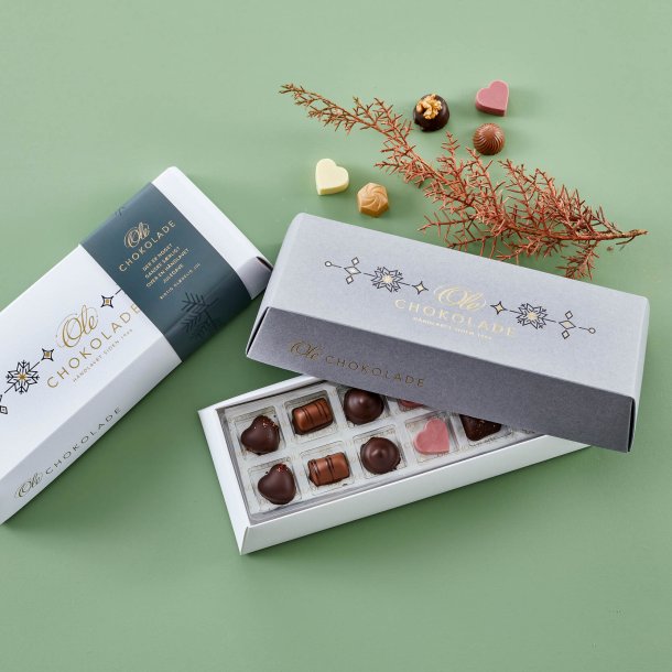 Juleske m/ 24 stk., gr