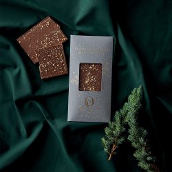 Ole bar, flødechokolade m. krokant, grå omslag