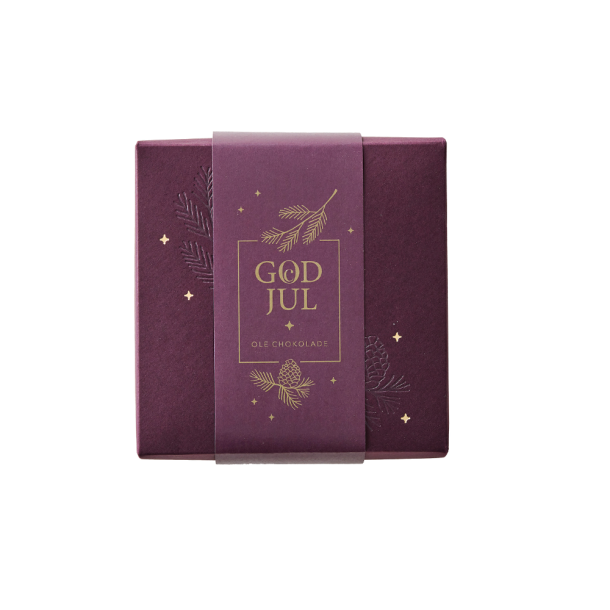 Bordeaux juleske m/ 18 stk.