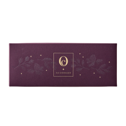 Bordeaux juleske m/ 24 stk.