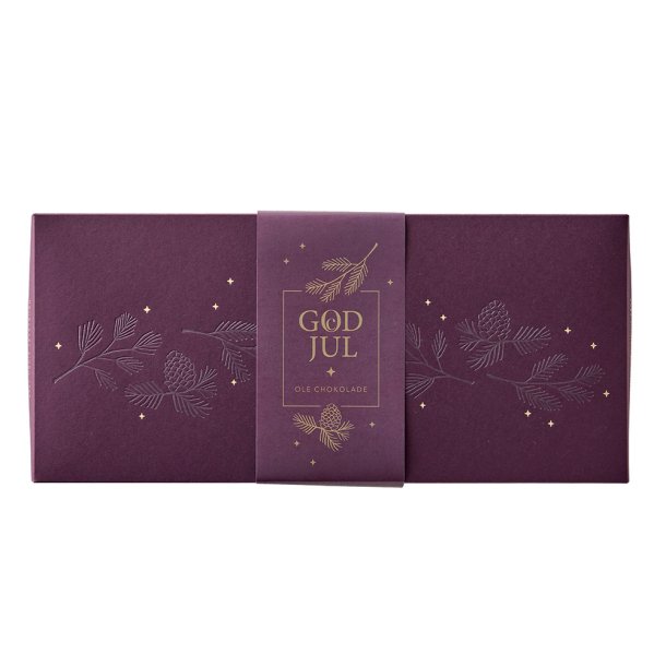 Bordeaux juleske m/ 36 stk.