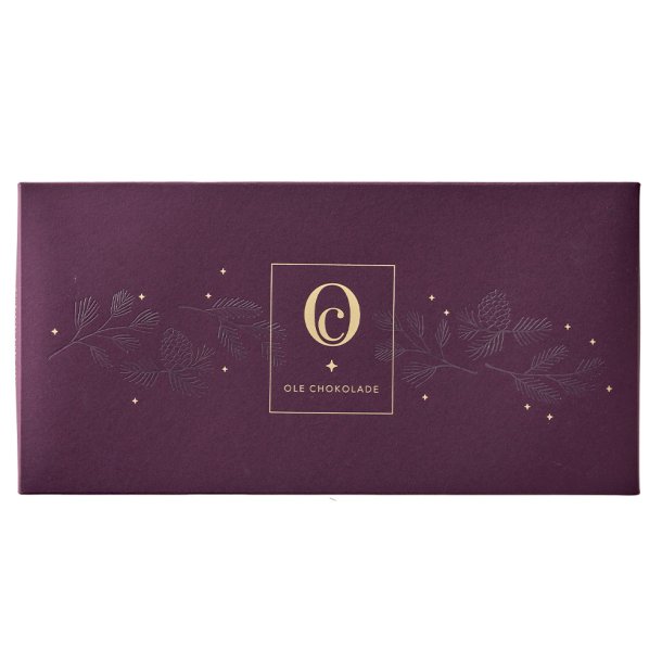 Bordeaux juleske m/ 50 stk.