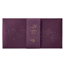 Bordeaux juleske m/ 50 stk.