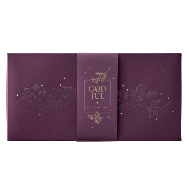 Bordeaux juleske m/ 50 stk.