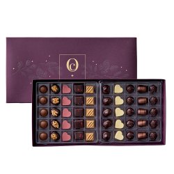 Bordeaux juleske m/ 50 stk.