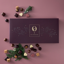 Bordeaux juleske m/ 50 stk. 