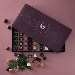 Bordeaux juleske m/ 50 stk. 