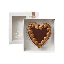 Marcipanhjerte m. egen tekst - maks 8 bogstaver